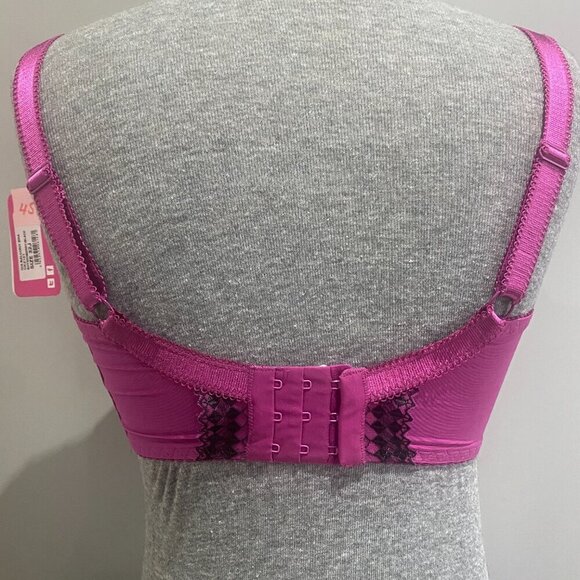 Curvy Kate GIA Balcony Bra US 32J CK2101 Boysenberry/Black - Picture 3 of 5